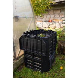 Komposterio išplėtimo modulis 260l, juodas