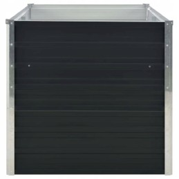 Raised bed planter anthracite 160x80x77cm steel