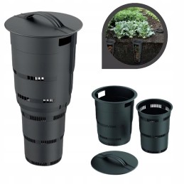 Combiosoil požeminis komposteris 11l - juodas