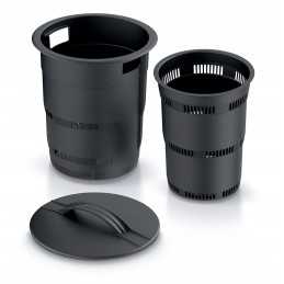 Combiosoil požeminis komposteris 11l - juodas