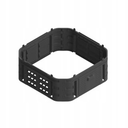 260l komposterio modulis, juodas