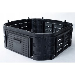 260l komposterio modulis, juodas