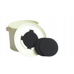 Virtuvinis komposteris su anglies filtru 6,3l + 3x filtras