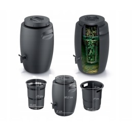 Kompostuoti 55 litrų skystų trąšų ištisus metus su čiaupu *aukštos kokybės*