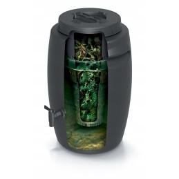 Combioliq 55l sodo trąšų bakas - juodas.