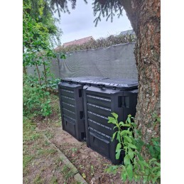 Combioliq 55l sodo trąšų bakas - juodas.