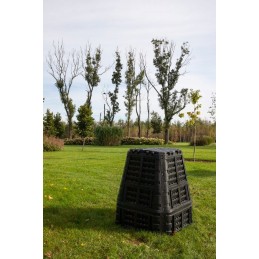 Ištisus metus veikiantis komposteris 480l multikomposteris juodas