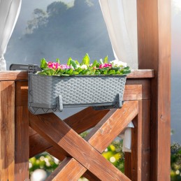 Balcony flowerpot box handles stand 40cm