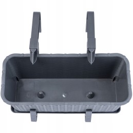 Balcony flowerpot box handles stand 40cm