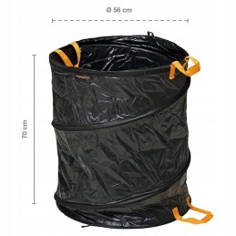 Sulankstomas vientisas iššokantis sodo krepšelis 172l Fiskars