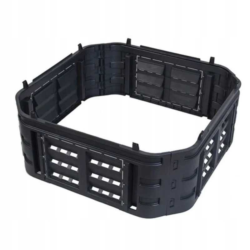 260l komposterio modulis, juodas