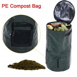 Sodo atliekų maišas, plastikinis komposteris, termokomposteris virtuvės ir sodo atliekoms, komposto daržui (35 x 60)