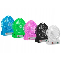 Stalinis ventiliatorius 14cm USB + baterija