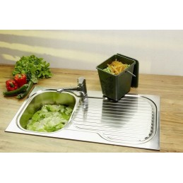 Greenline 7 l kompostavimo kibiras, tamsiai žalias