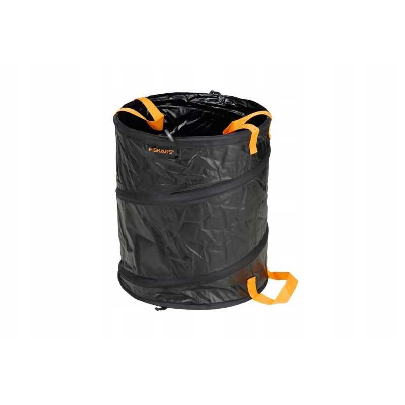 Fiskars kietas pop-up lapų krepšelis 56l 1015646