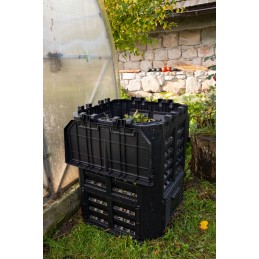 Komposterio išplėtimo modulis 260l, juodas