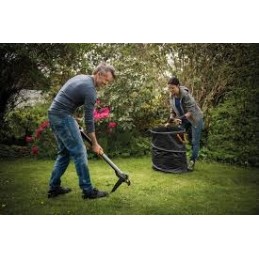 Fiskars kietas pop-up lapų krepšelis 172l 1015647
