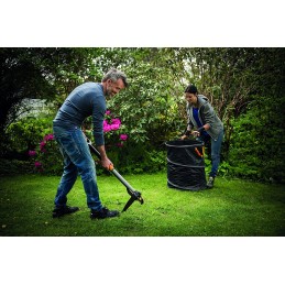 Fiskars kietas pop-up lapų krepšelis 172l 1015647