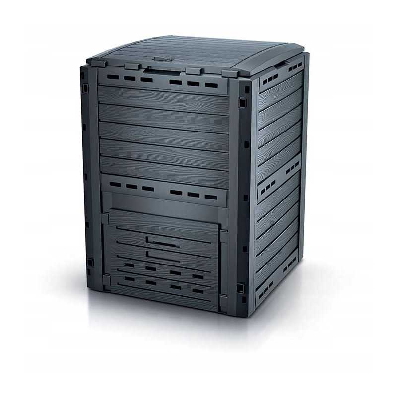 Komposteris sumedėjęs antracitas 280l ikl280s433 prosperplast