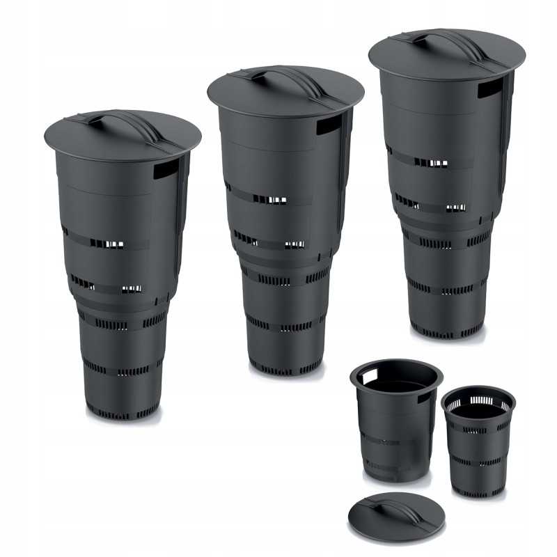 3x požeminio modulinio sodo komposterio rinkinys 11l