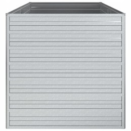Vidaxl Raised Bed Planter 160x80x77cm Galvanized Steel