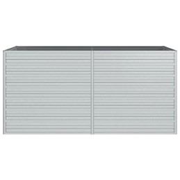 Vidaxl puķupods paaugstinājumam 160x80x77cm cinkots tērauds