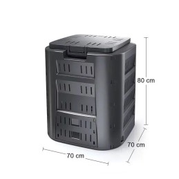 Komposteris 320l, šalčiui atsparus, juodas, ikl320c