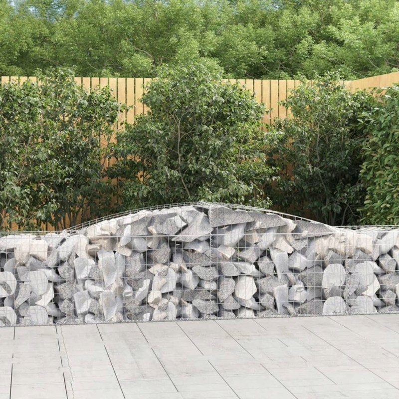 Kaarjas gabioonkorv 400x50x60/80cm tsingitud raud