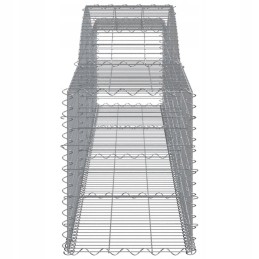 Kaarjas gabioonkorv 400x50x60/80cm tsingitud raud