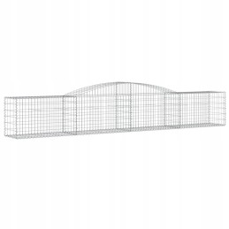 Kaarjas gabioonkorv 400x50x60/80cm tsingitud raud