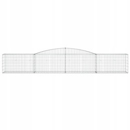 Kaarjas gabioonkorv 400x50x60/80cm tsingitud raud