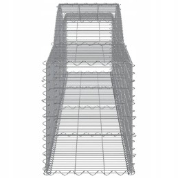 Kaarjas gabioonkorv 400x50x60/80cm tsingitud raud