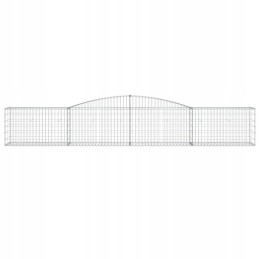 Arched Gabion Basket 400x50x60/80cm Galvanized Iron