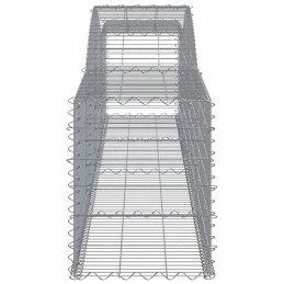 Arched Gabion Basket 400x50x60/80cm Galvanized Iron