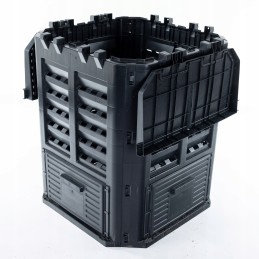 Ištisus metus veikiantis termokomposteris iš plastiko – 360 litrų talpos.