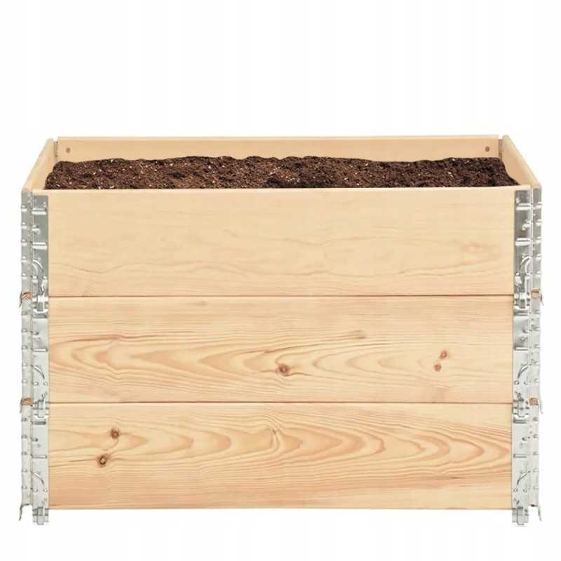 Aukštas medinis eko sodo komposteris, 840 litrų