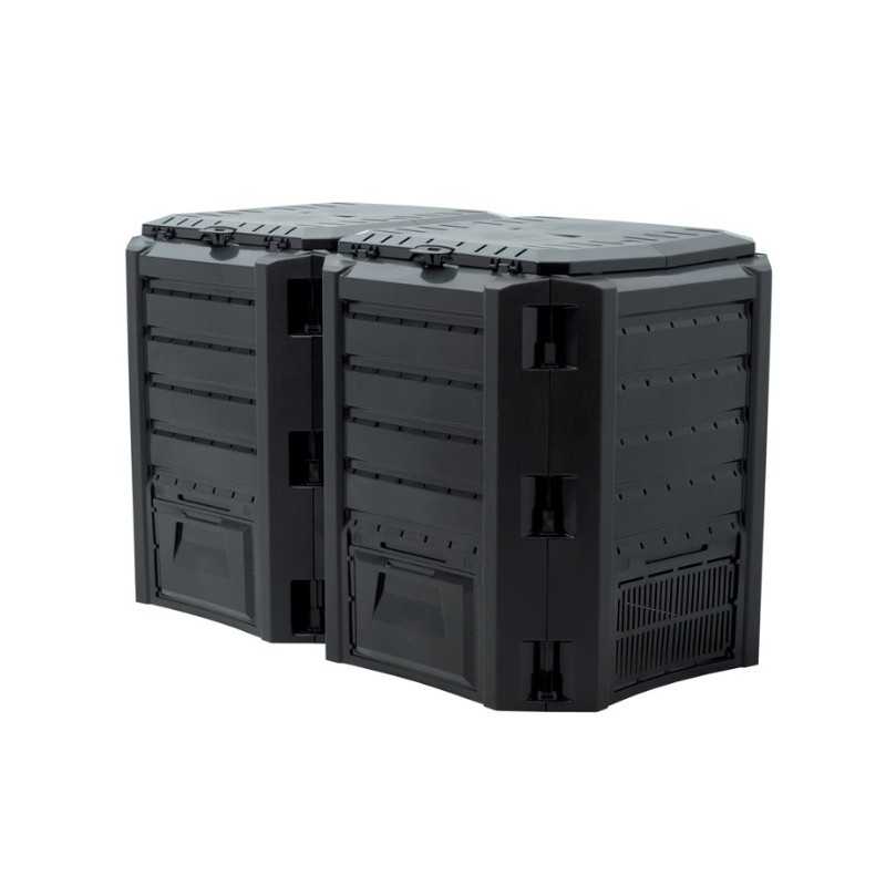 2 kamerų komposterio modulis compogreen 800l juodas iklm800c s411