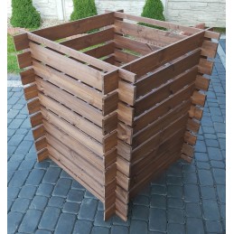 Masyvus medinis komposteris, 700l, impregnuotas