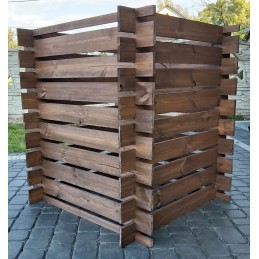 Masyvus medinis komposteris, 700l, impregnuotas