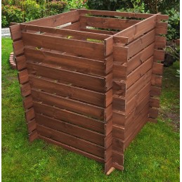 Masyvus medinis komposteris, 700l, impregnuotas