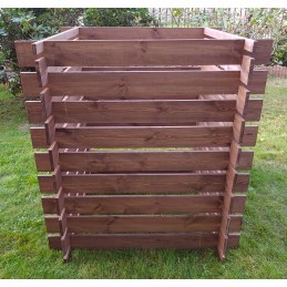 Masyvus medinis komposteris, 700l, impregnuotas