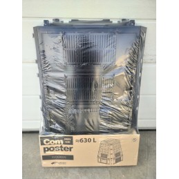 Evogreen sodo komposteris 630l juodas