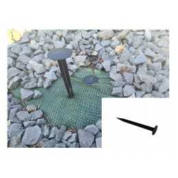 50 vnt. inkariniai kaiščiai, agrotekstilės laikikliai, 150 mm