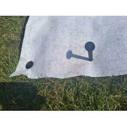 50 vnt. inkariniai kaiščiai, agrotekstilės laikikliai, 150 mm