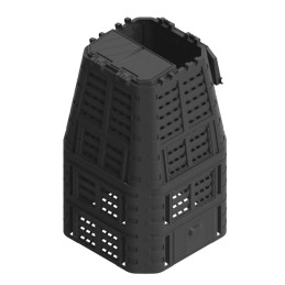 Multimodulinis sodo komposteris 1000l juodas