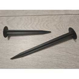 50 vnt. inkariniai kaiščiai, agrotekstilės laikikliai, 150 mm