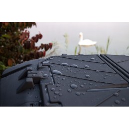 Multimodulinis sodo komposteris 1000l juodas