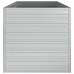 Vidaxl Raised Bed Planter 160x80x77cm Galvanized Steel