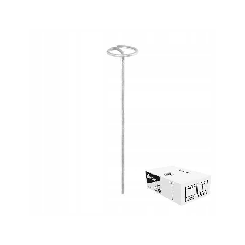 Cinkuoto metalo kilimėlio kaištis 15cm 50 vnt