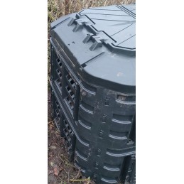 Patrulis kelių metų komposteris, 600l, juodas